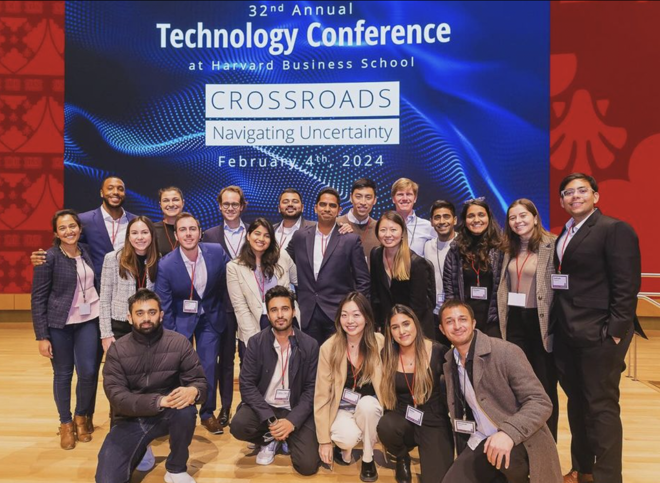 Tech Club team on the conference stage